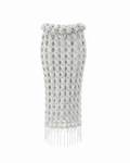OFF-WHITE CROCHET SKIRT
